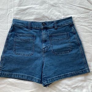 Madewell Highwaisted Jean Shorts